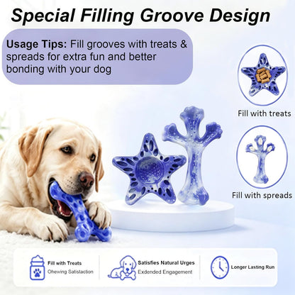Dog Toys for Aggressive Chewers, 3-Pack Tough Dog Chew Toys