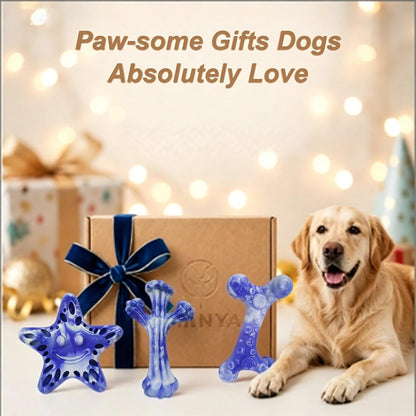 Dog Toys for Aggressive Chewers, 3-Pack Tough Dog Chew Toys