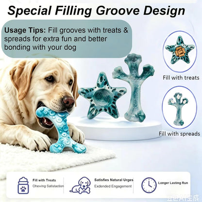 Dog Toys for Aggressive Chewers, 3-Pack Tough Dog Chew Toys