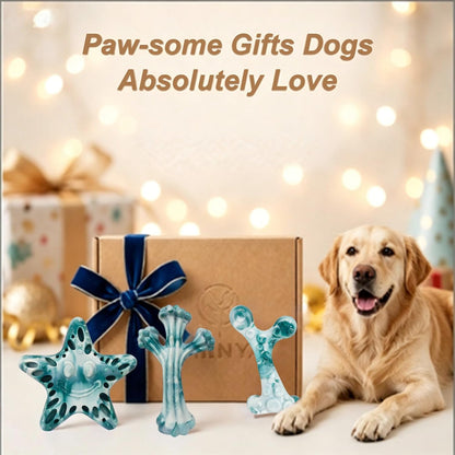 Dog Toys for Aggressive Chewers, 3-Pack Tough Dog Chew Toys