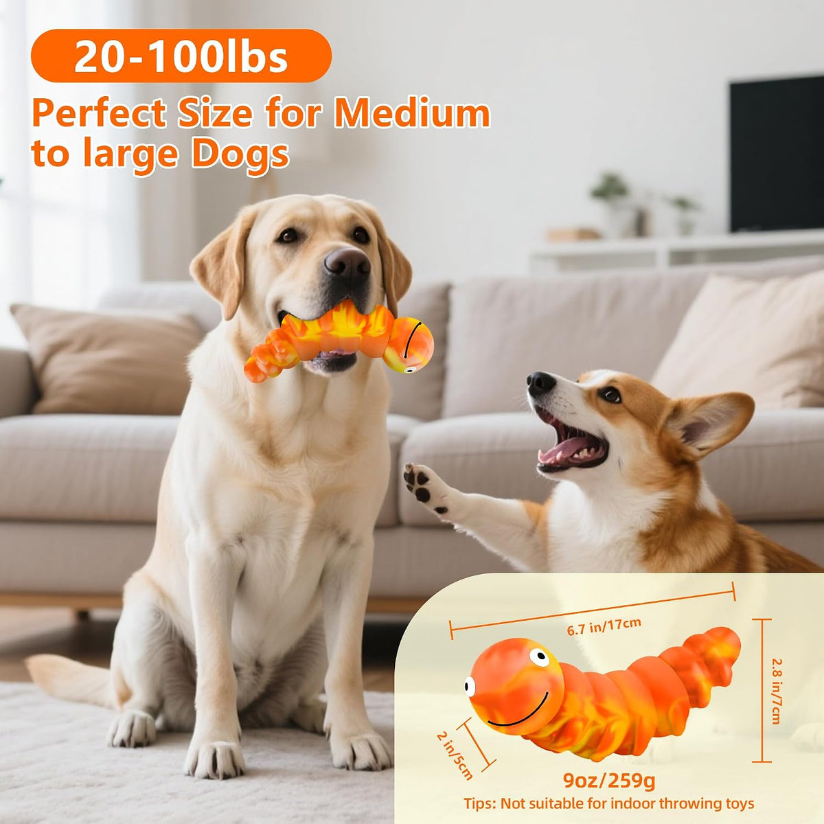 Indestructible Dog Toys for Aggressive Chewers, Tough Toy