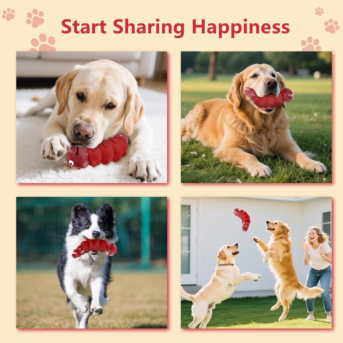 Indestructible Dog Toys for Aggressive Chewers, Tough Toy