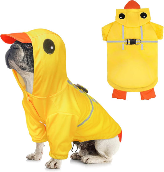 Dog Raincoats for Medium Dogs, Waterproof Rain Jacket with Hood