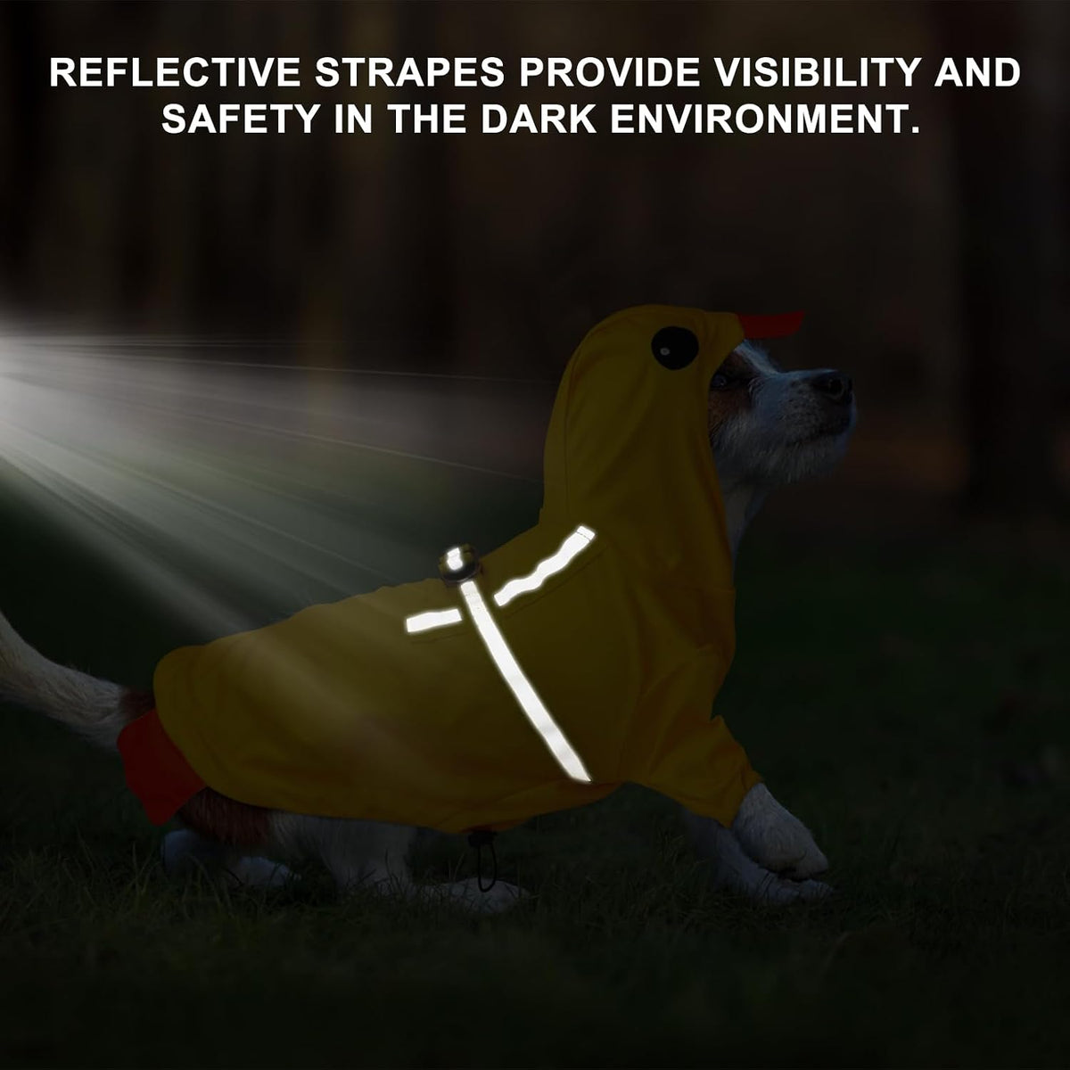 Dog Raincoats for Medium Dogs, Waterproof Rain Jacket with Hood