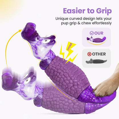 Tough Dog Toys for Aggressive Chewers, Squeaky Indestructible Chew Toy
