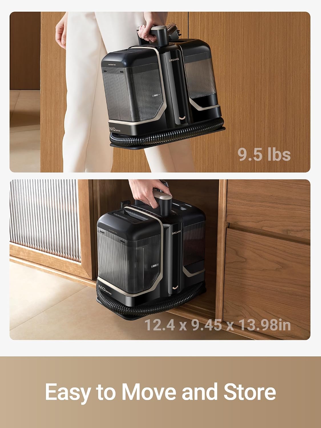 N20 Steam Carpet Cleaner Machine with Steam & Hot Water Wash