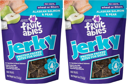 Whole Jerky Dog Treats, Grilled Bison & Apple Flavor, 5oz