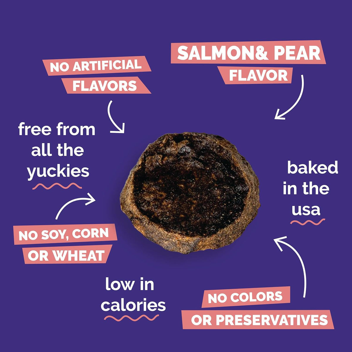 Whole Jerky Dog Treats, Grilled Bison & Apple Flavor, 5oz