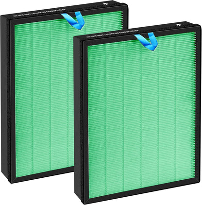 Vital 200S Pet Allergy Replacement Filter for LEVOIT 200S and Vital 200S-P Air Purifier, 3-in-1 Filter, Activated Carbon Filter,Replaces Vital 200S-RF-PA, 2 Packs, Yellow