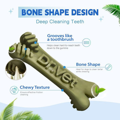 Dog Dental Chews, Plaque and Tartar Control, Fresh Breath, 7 Sticks