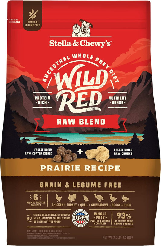 Wild Red Coated GF Prairie Dry Dog Food, 3.5 lb