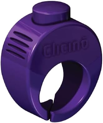 Karen Pryor Large Clicino Clicker Ring for Dogs & Puppies – Hands-Free Dog Training with Ergonomic Finger Ring & Pull-On Closure – Loud, Clear Sound for Effective Behavior Reinforcement (Blue)