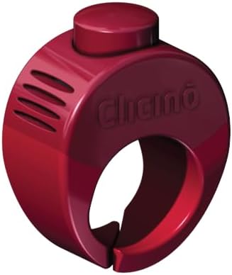 Karen Pryor Large Clicino Clicker Ring for Dogs & Puppies – Hands-Free Dog Training with Ergonomic Finger Ring & Pull-On Closure – Loud, Clear Sound for Effective Behavior Reinforcement (Blue)