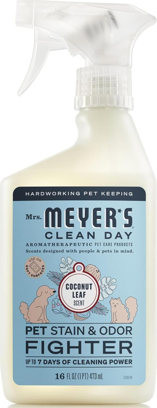 CLEAN DAY Pet Stain & Odor Fighter, Coconut Leaf Scent, 16oz