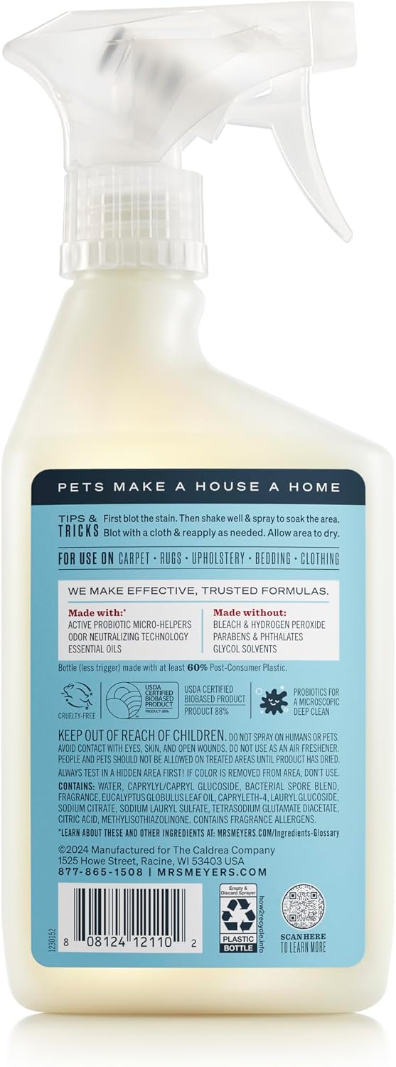 CLEAN DAY Pet Stain & Odor Fighter, Coconut Leaf Scent, 16oz
