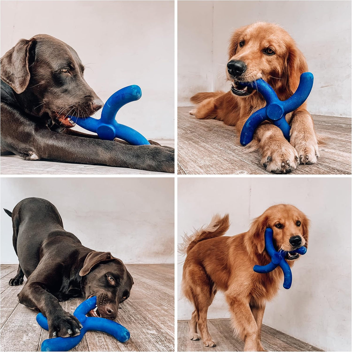 SuperChewer Tough Tug-of-War Flying Disc Toy | Lifetime Replacement | Strong Natural Rubber | Great Tug Disc Fetch Toy for Dogs | Ultra Durable Chew Toys for Aggressive Chewers | For All Breeds