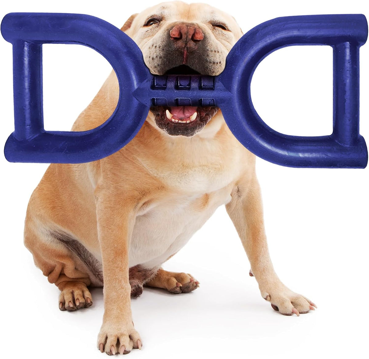 SuperChewer Tough Tug-of-War Flying Disc Toy | Lifetime Replacement | Strong Natural Rubber | Great Tug Disc Fetch Toy for Dogs | Ultra Durable Chew Toys for Aggressive Chewers | For All Breeds