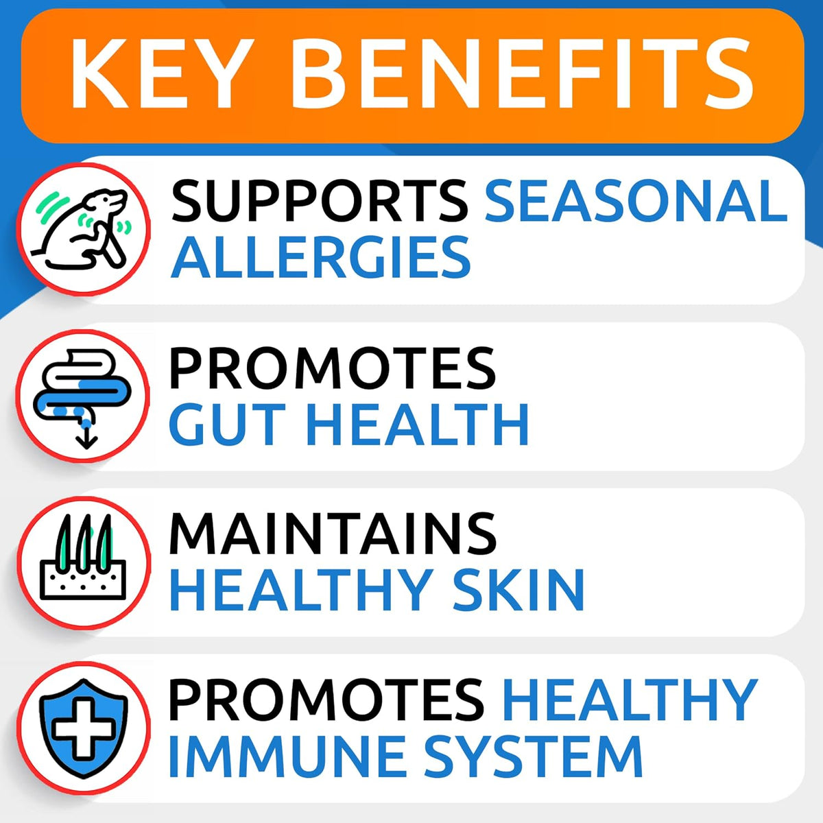 Dog Allergy Relief Chews - Skin Health & Anti-Itch Supplement with Omega-3