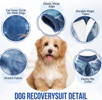 Recovery Suit for Dogs, Onesie Spay Neuter Surgery Suit Female Male