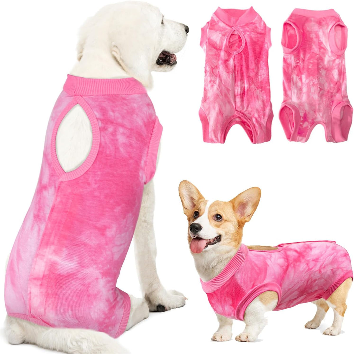Recovery Suit for Dogs, Onesie Spay Neuter Surgery Suit Female Male