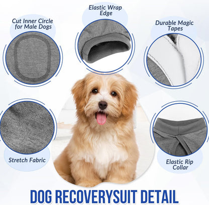 Dog Recovery Suit, Surgery Recovery Suit for Female Male Dogs