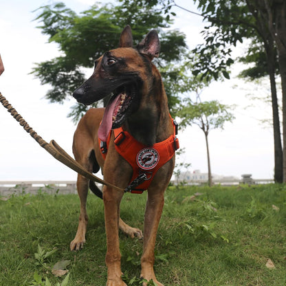 ICEFANG Tactical Dog Harness for Large Dogs,Reflective No Pull Dog Vest
