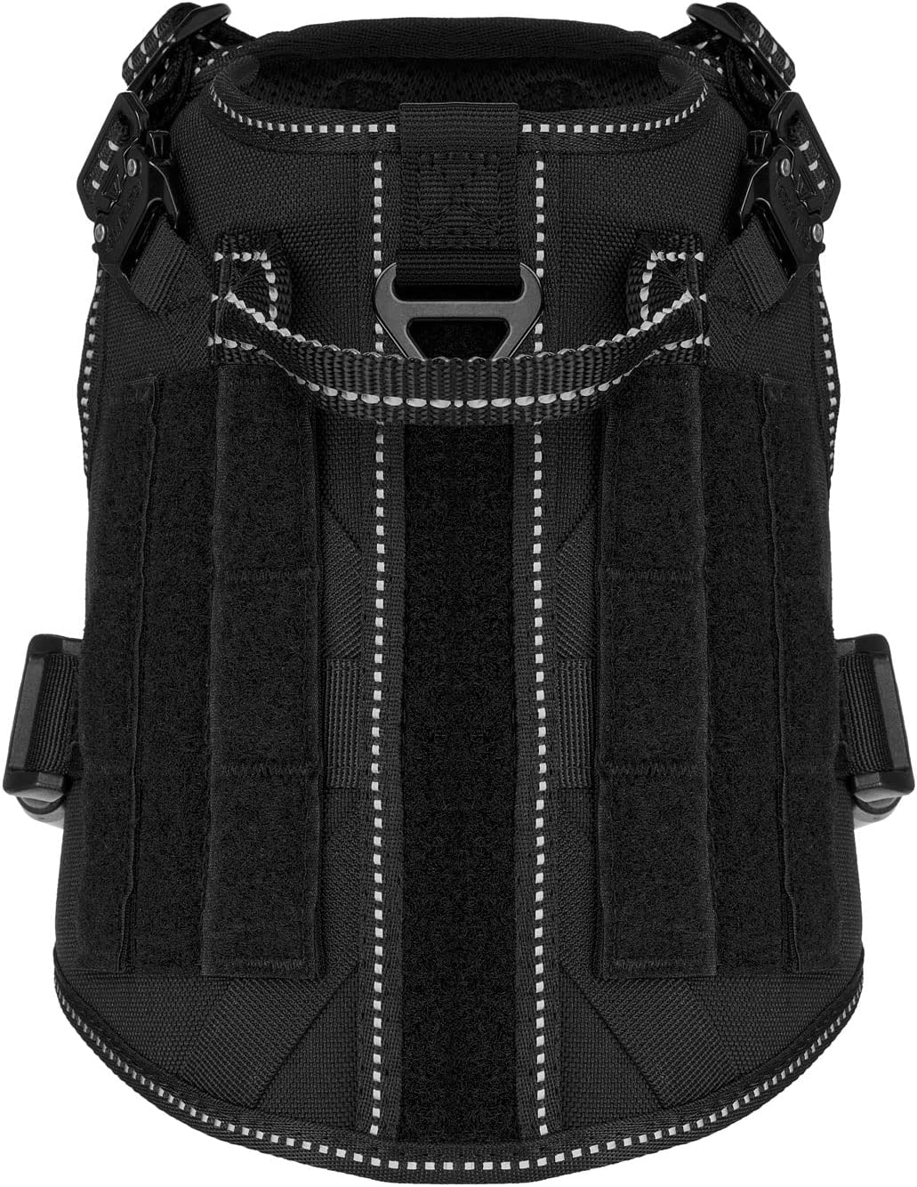 ICEFANG Tactical Dog Harness for Large Dogs,Reflective No Pull Dog Vest