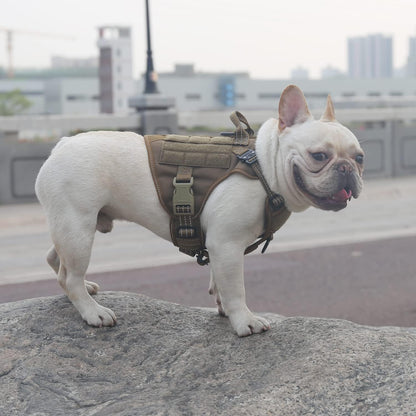 ICEFANG Tactical Dog Harness for Large Dogs,Reflective No Pull Dog Vest