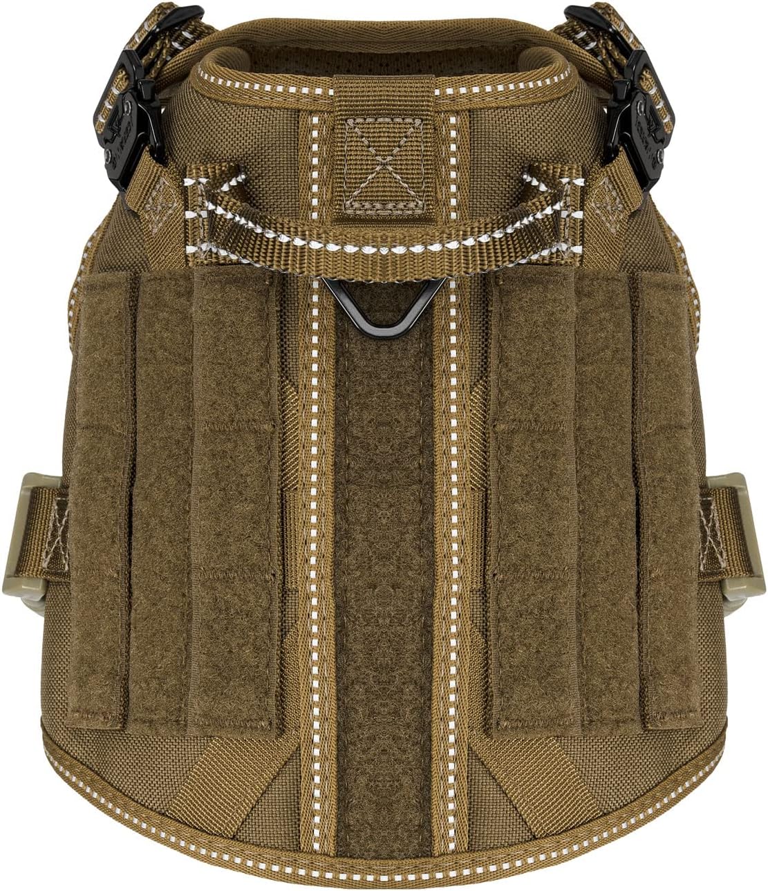 ICEFANG Tactical Dog Harness for Large Dogs,Reflective No Pull Dog Vest