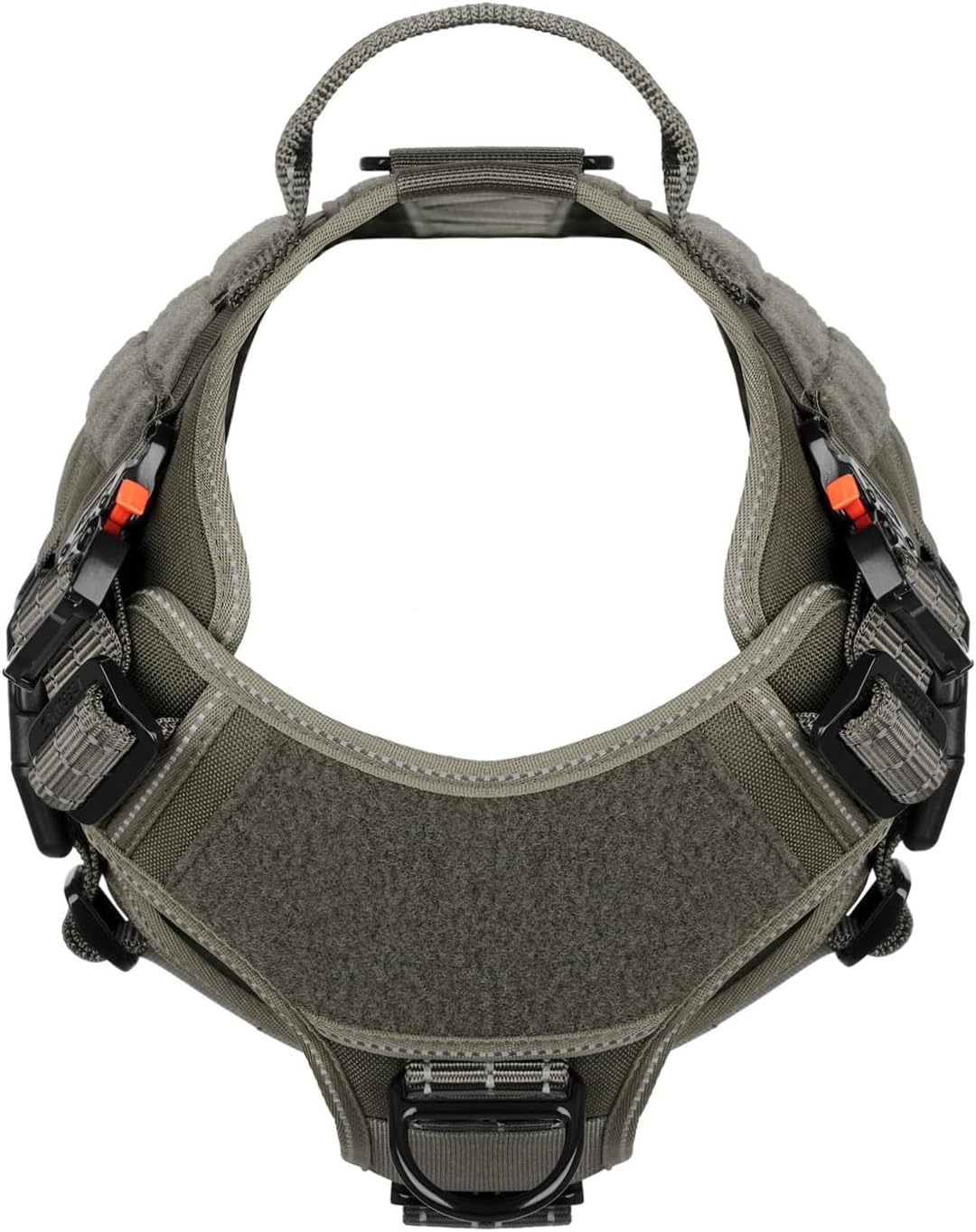 ICEFANG Tactical Dog Harness for Large Dogs,Reflective No Pull Dog Vest