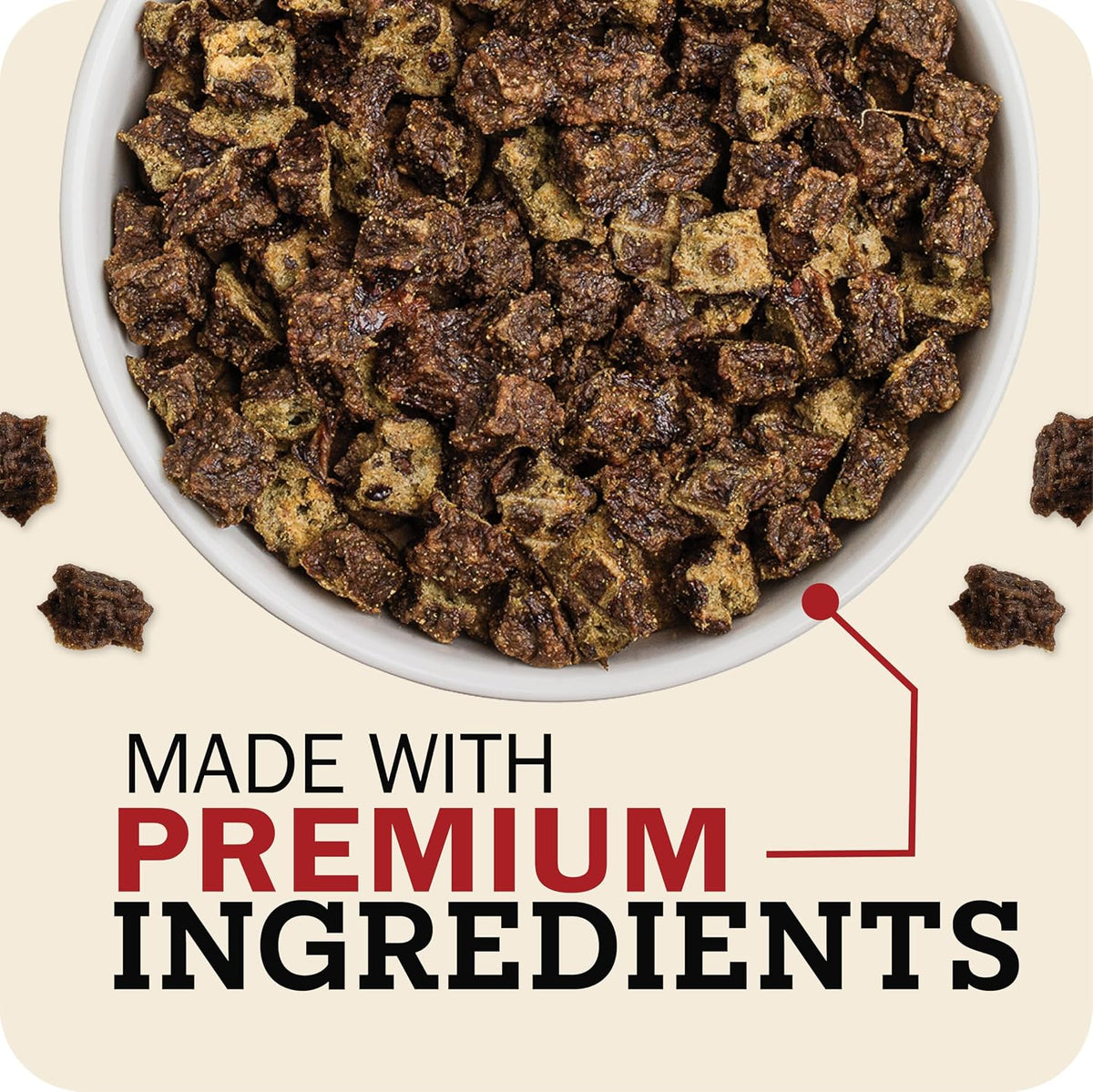 Air Dried Powerfood High Protein Beef Recipe, Made in USA, 2 lb