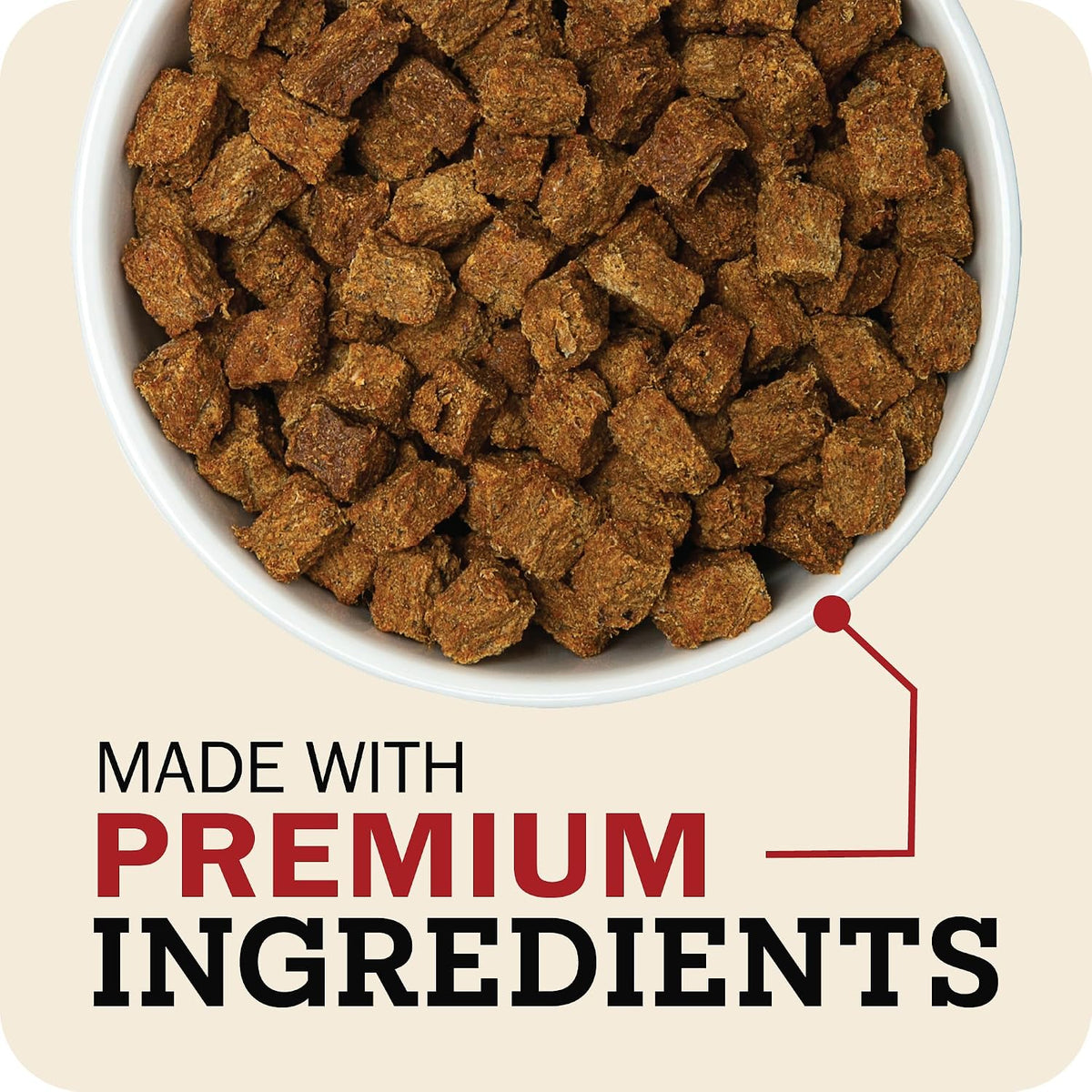 Air Dried Powerfood High Protein Beef Recipe, Made in USA, 2 lb