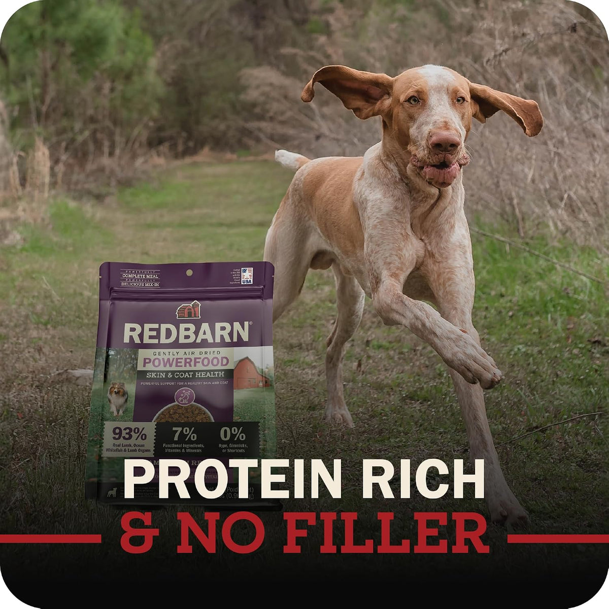 Air Dried Powerfood High Protein Beef Recipe, Made in USA, 2 lb