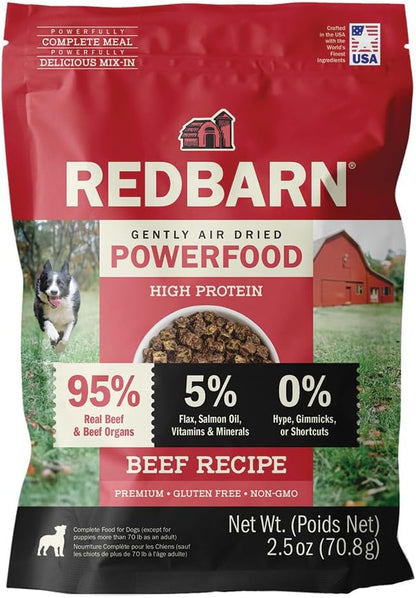 Air Dried Powerfood High Protein Beef Recipe, Made in USA, 2 lb