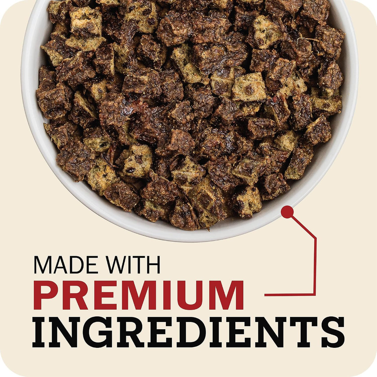 Air Dried Powerfood High Protein Beef Recipe, Made in USA, 2 lb