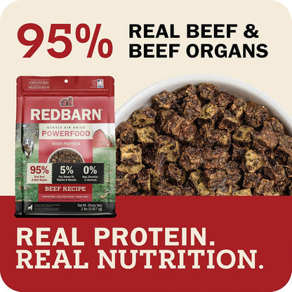 Air Dried Powerfood High Protein Beef Recipe, Made in USA, 2 lb