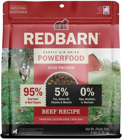 Air Dried Powerfood High Protein Beef Recipe, Made in USA, 2 lb