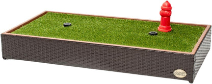 Porch Potty Standard Dog Grass Pad - Indoor Dog Potty with Artificial Grass & Self-Draining Tray - Reusable Dog Potty for Apartments & Balconies