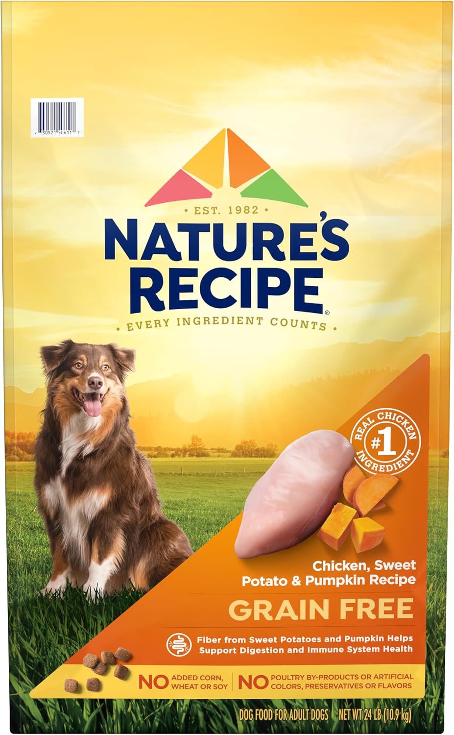 Grain Free Chicken Dry Dog Food, 4 lb. Bag