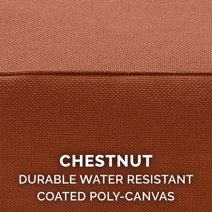 Replacement Dog Bed Cover Water-Resistant Indoor/Outdoor Logo Print Oxford Polycanvas Mattress, Washable - Deep Lagoon, Medium