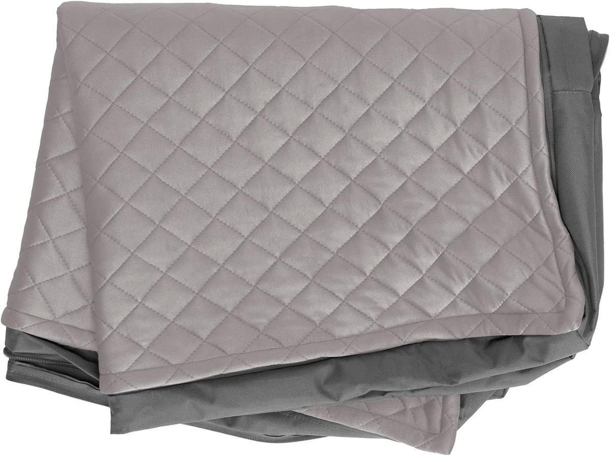 Replacement Dog Bed Cover Water-Resistant Indoor/Outdoor Logo Print Oxford Polycanvas Mattress, Washable - Deep Lagoon, Medium