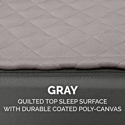 Replacement Dog Bed Cover Water-Resistant Indoor/Outdoor Logo Print Oxford Polycanvas Mattress, Washable - Deep Lagoon, Medium