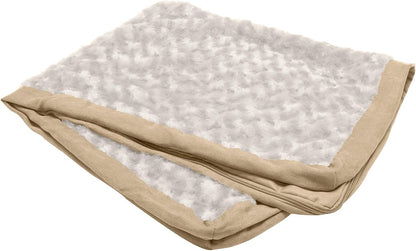 Replacement Dog Bed Cover Water-Resistant Indoor/Outdoor Logo Print Oxford Polycanvas Mattress, Washable - Deep Lagoon, Medium