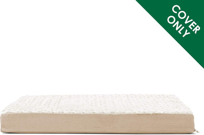 Replacement Dog Bed Cover Water-Resistant Indoor/Outdoor Logo Print Oxford Polycanvas Mattress, Washable - Deep Lagoon, Medium