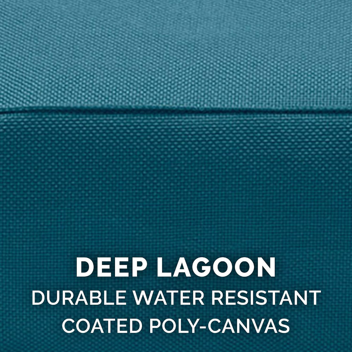 Replacement Dog Bed Cover Water-Resistant Indoor/Outdoor Logo Print Oxford Polycanvas Mattress, Washable - Deep Lagoon, Medium