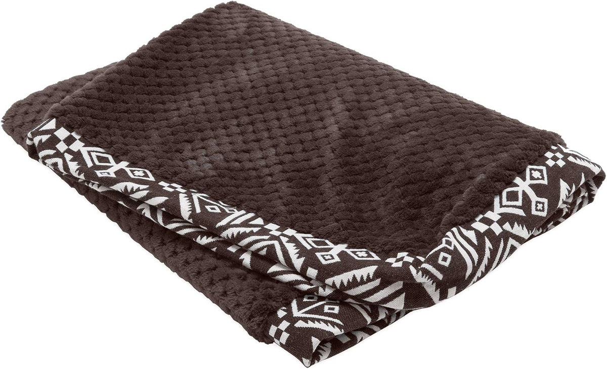 Replacement Dog Bed Cover Water-Resistant Indoor/Outdoor Logo Print Oxford Polycanvas Mattress, Washable - Deep Lagoon, Medium