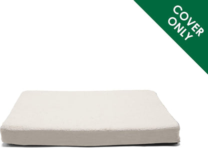 Replacement Dog Bed Cover Water-Resistant Indoor/Outdoor Logo Print Oxford Polycanvas Mattress, Washable - Deep Lagoon, Medium