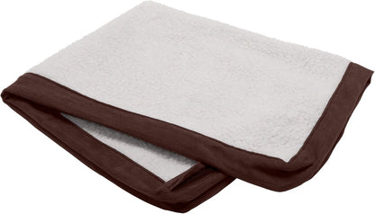 Replacement Dog Bed Cover Water-Resistant Indoor/Outdoor Logo Print Oxford Polycanvas Mattress, Washable - Deep Lagoon, Medium