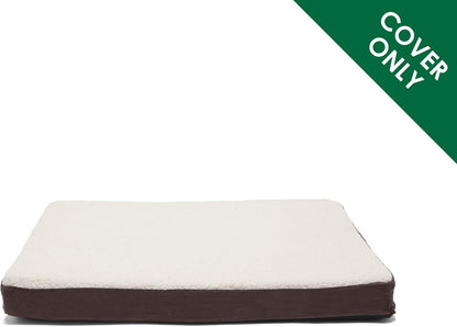 Replacement Dog Bed Cover Water-Resistant Indoor/Outdoor Logo Print Oxford Polycanvas Mattress, Washable - Deep Lagoon, Medium