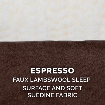 Replacement Dog Bed Cover Water-Resistant Indoor/Outdoor Logo Print Oxford Polycanvas Mattress, Washable - Deep Lagoon, Medium